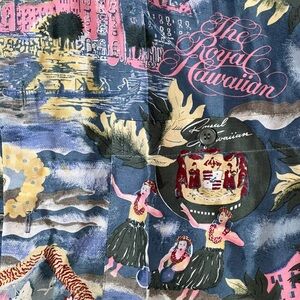 75th Silk Royal Hawaiian Hotel Aloha Shirt